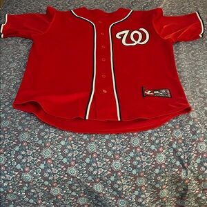 Strasburg Red Baseball Jersey
